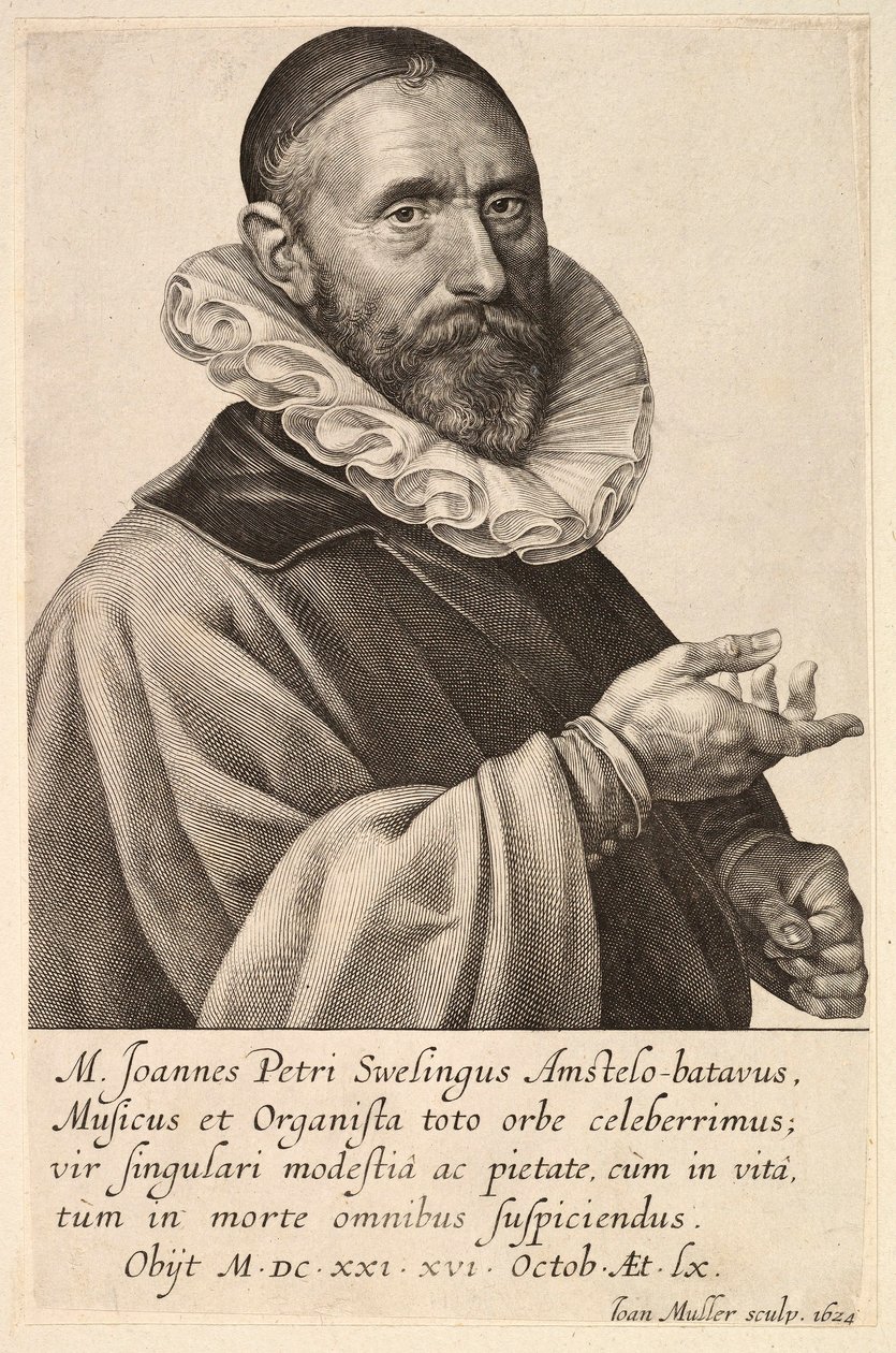 Porträt von Jans Pietersz Sweelinck von Jan Muller