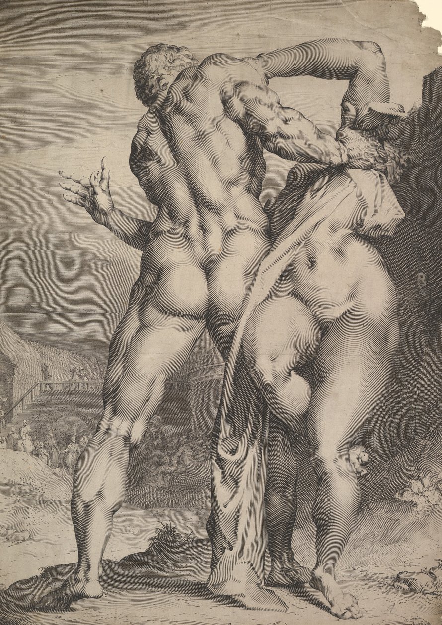 Der Raub der Sabinerinnen, ca. 1627 von Jan Muller