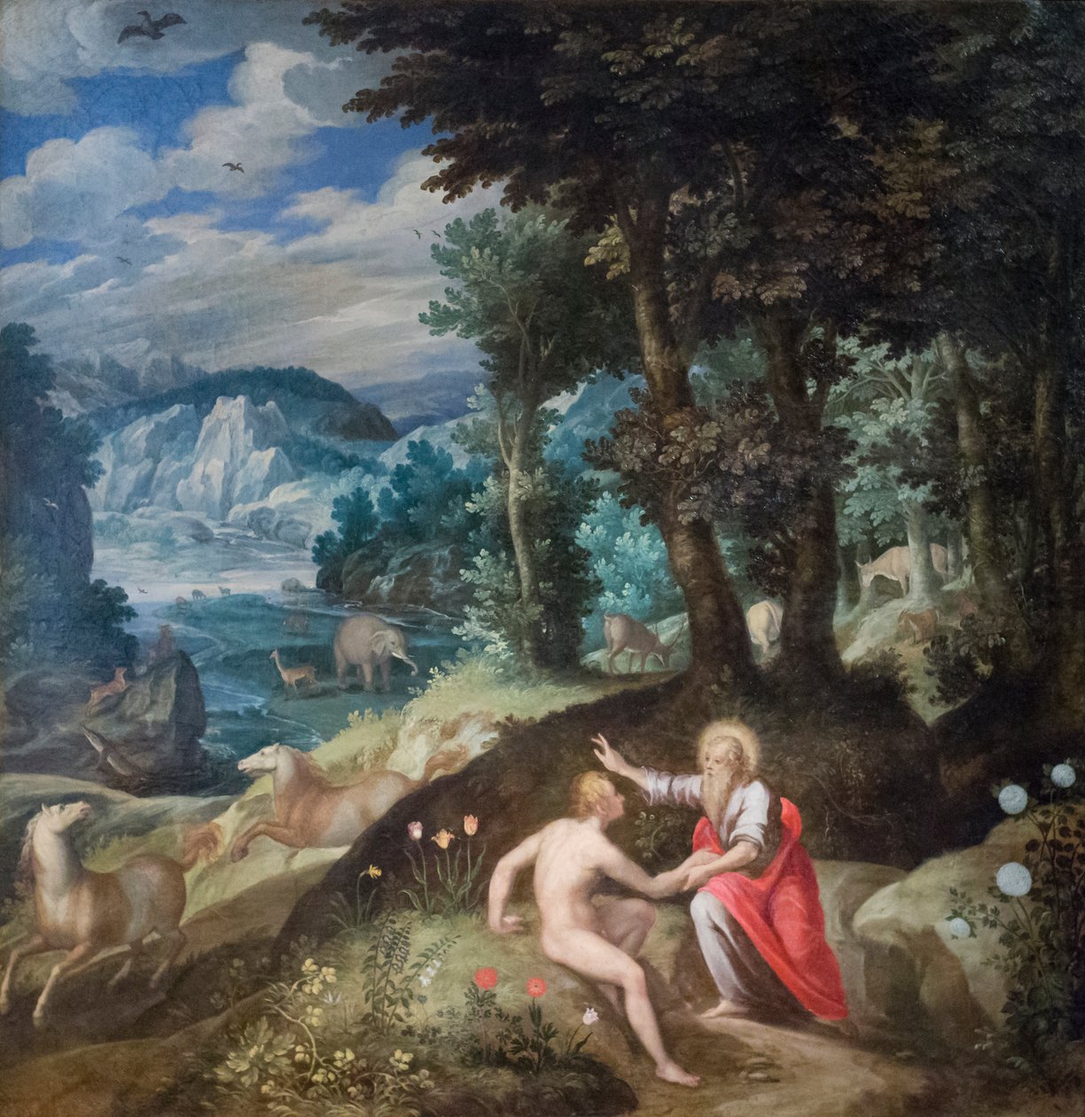 Erschaffung Adams, ca. 1586-89 von Jan Soens