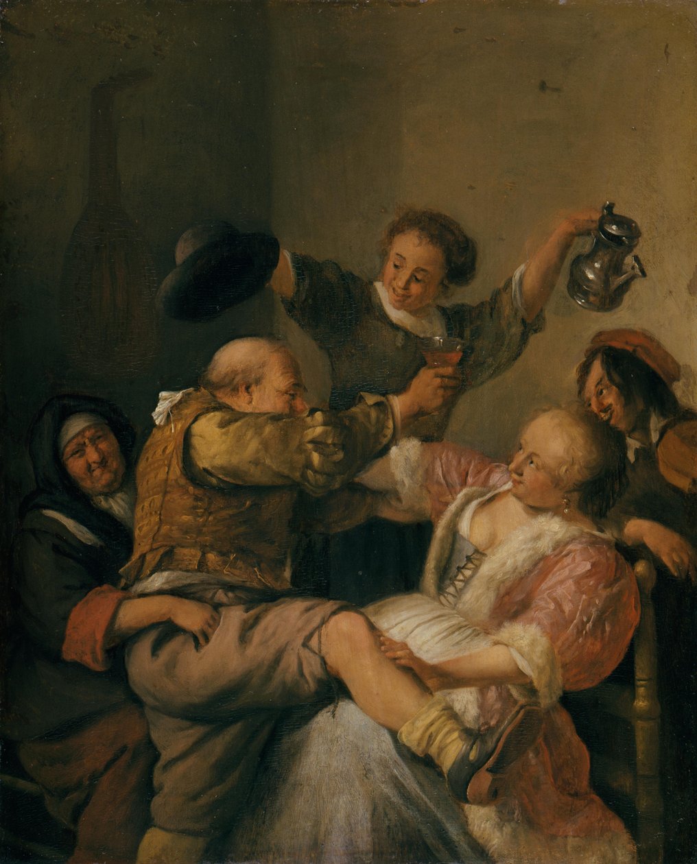 Lockere Gesellschaft von Jan Steen