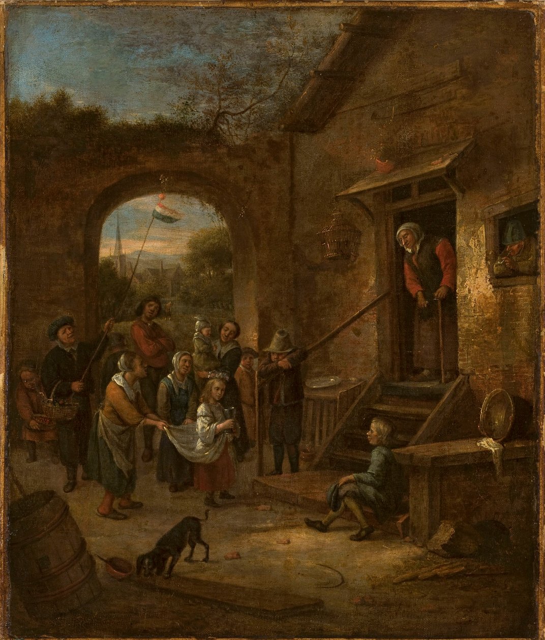 Maifest (Almosensammlung) von Jan Steen