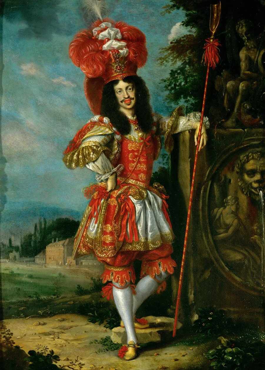 Kaiser Leopold I. 1640-1705 in einem Theaterkostüm, 1667 von Jan Thomas