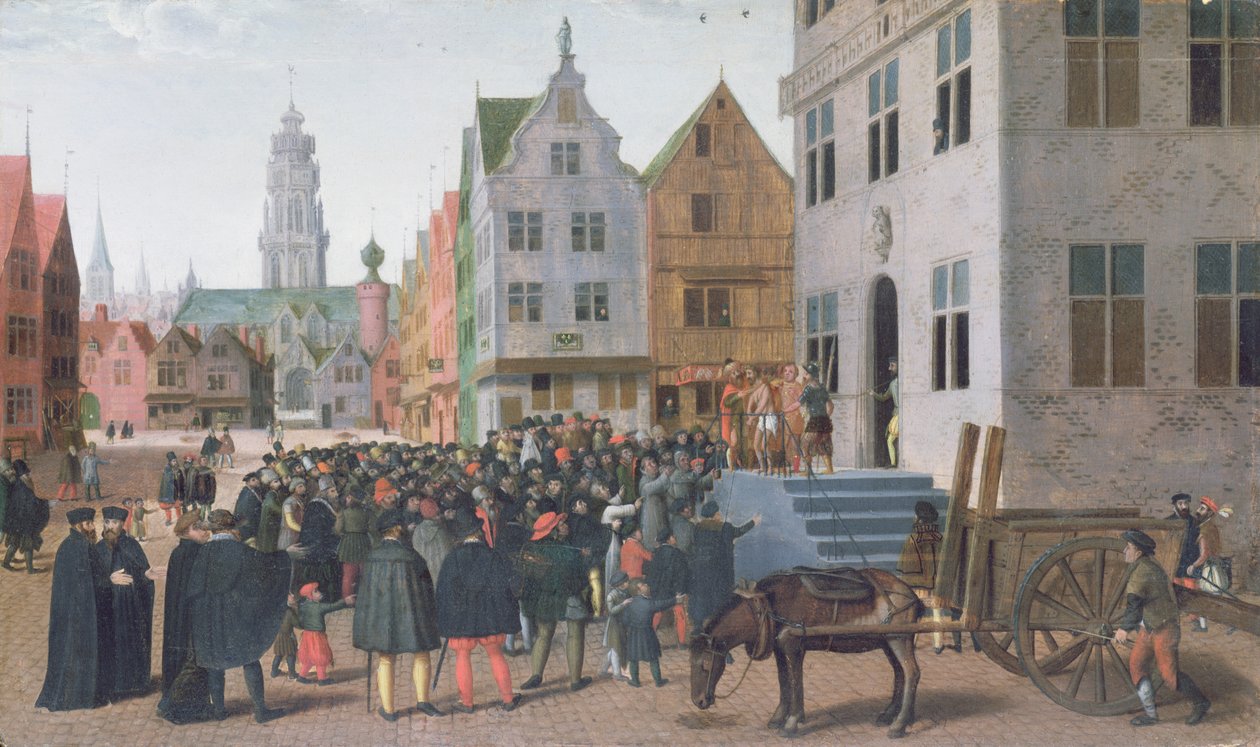 Ecce Homo (Christus dem Volk gezeigt) c.1565 von Jan Van Wechelen
