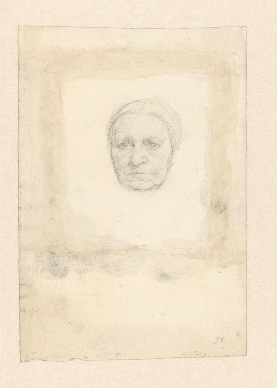 Porträt von Frau Anna Cornelia Veth-Giltay von Jan Veth