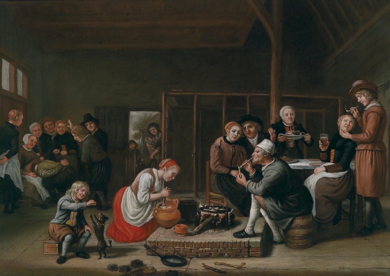 Jan Victors Bauernküche im Stall von Jan Victors