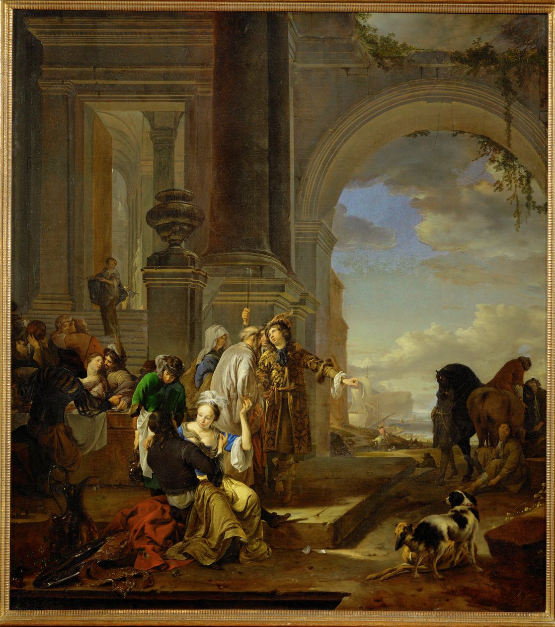 Der verlorene Sohn in schlechter Gesellschaft von Jan Weenix