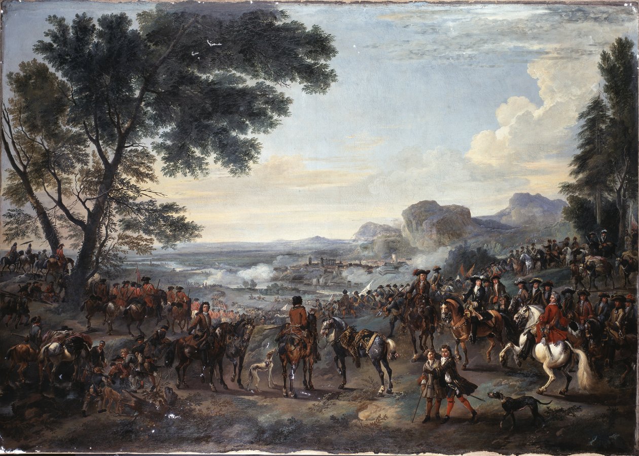 König Wilhelm III. und seine Armee bei der Belagerung von Namur von Jan Wyck