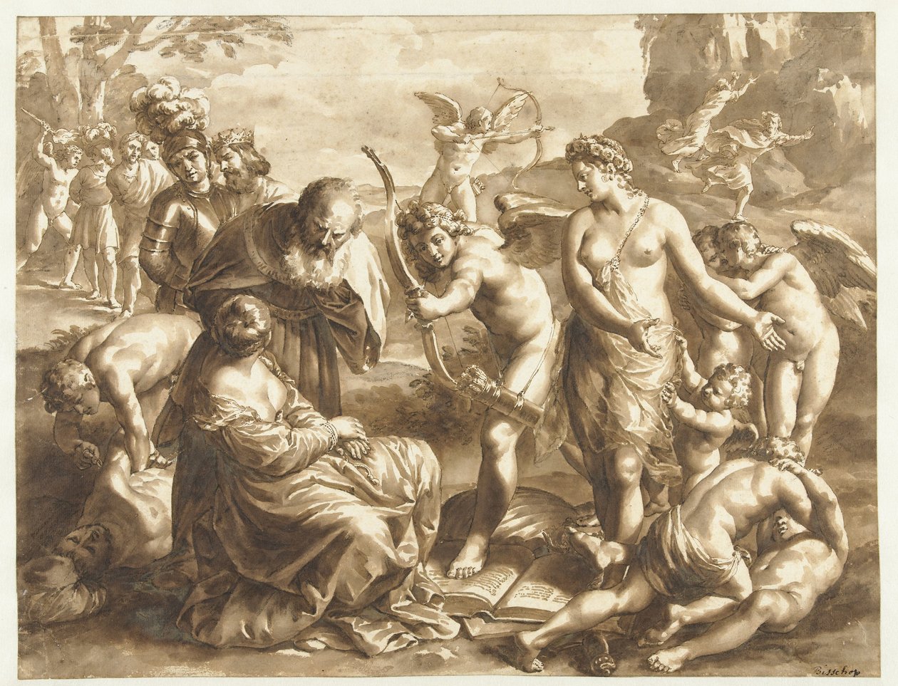 Allegorie der Macht der Venus von Jan de Bisschop