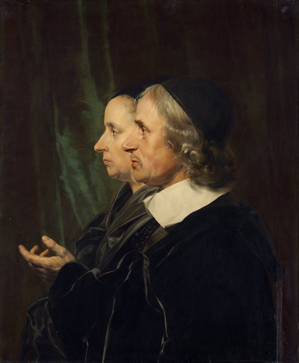 Porträt der Eltern des Künstlers, Salomon de Bray und Anna Westerbaen von Jan de Bray