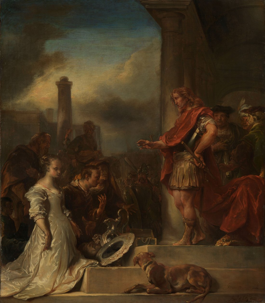 Die Mäßigung des Scipio von Jan or Joan van Noordt