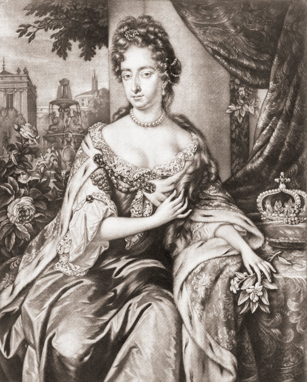 Königin Maria II. von England, Schottland und Irland von Jan or Verkolye (after) Verkolje