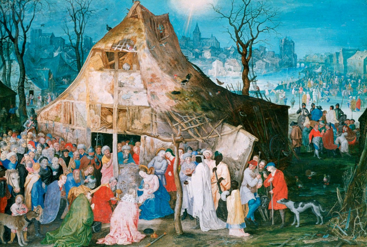 Anbetung der Könige, 1598 von Jan the Elder Brueghel