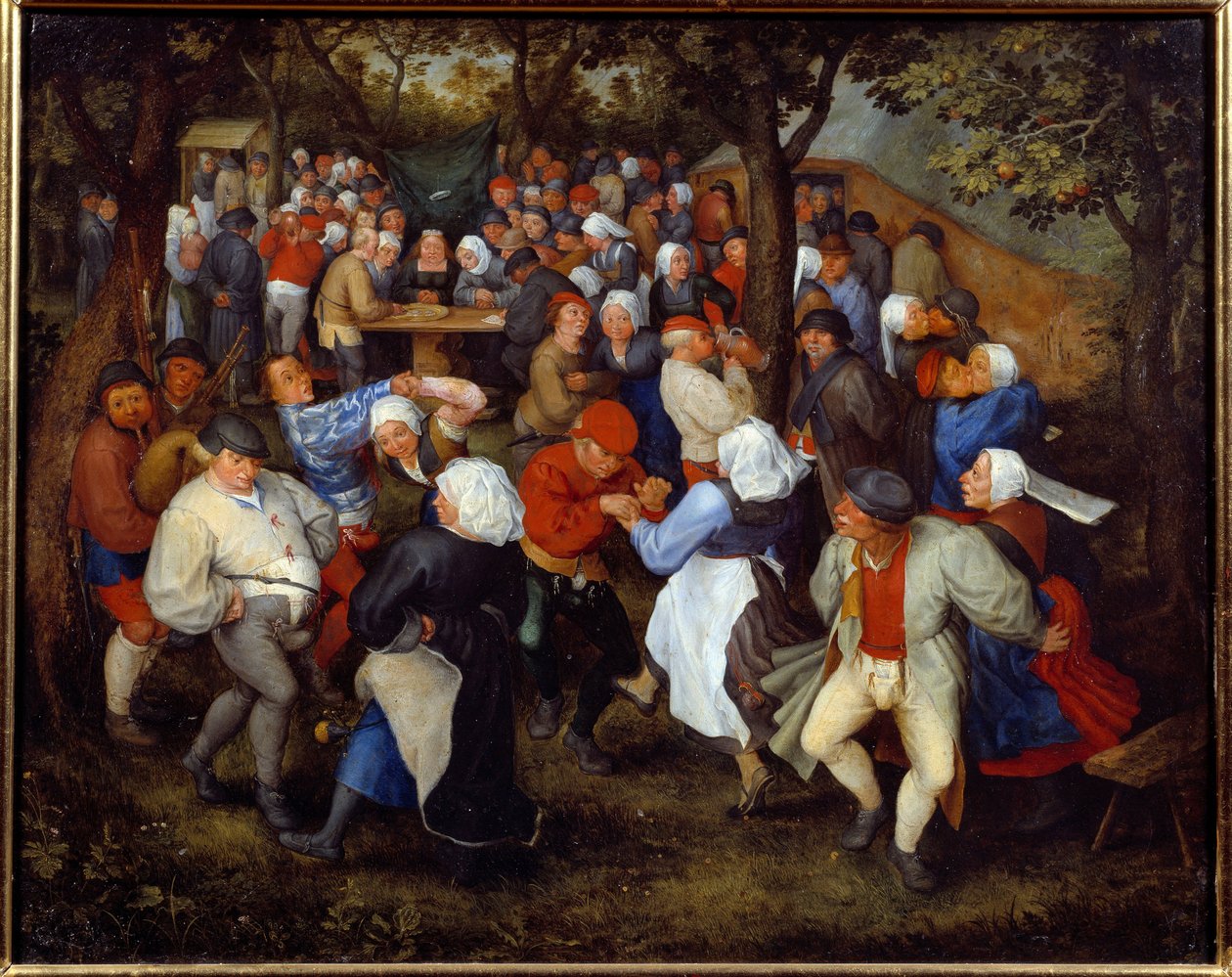 Das Rosenfest oder der Hochzeitstanz von Jan the Elder Brueghel