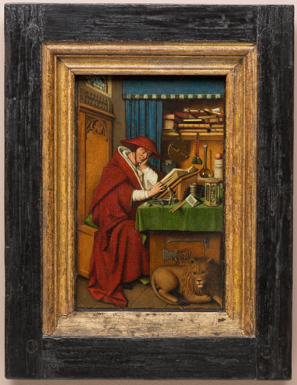 Der heilige Hieronymus in seinem Studierzimmer von Jan van (attr. to) Eyck