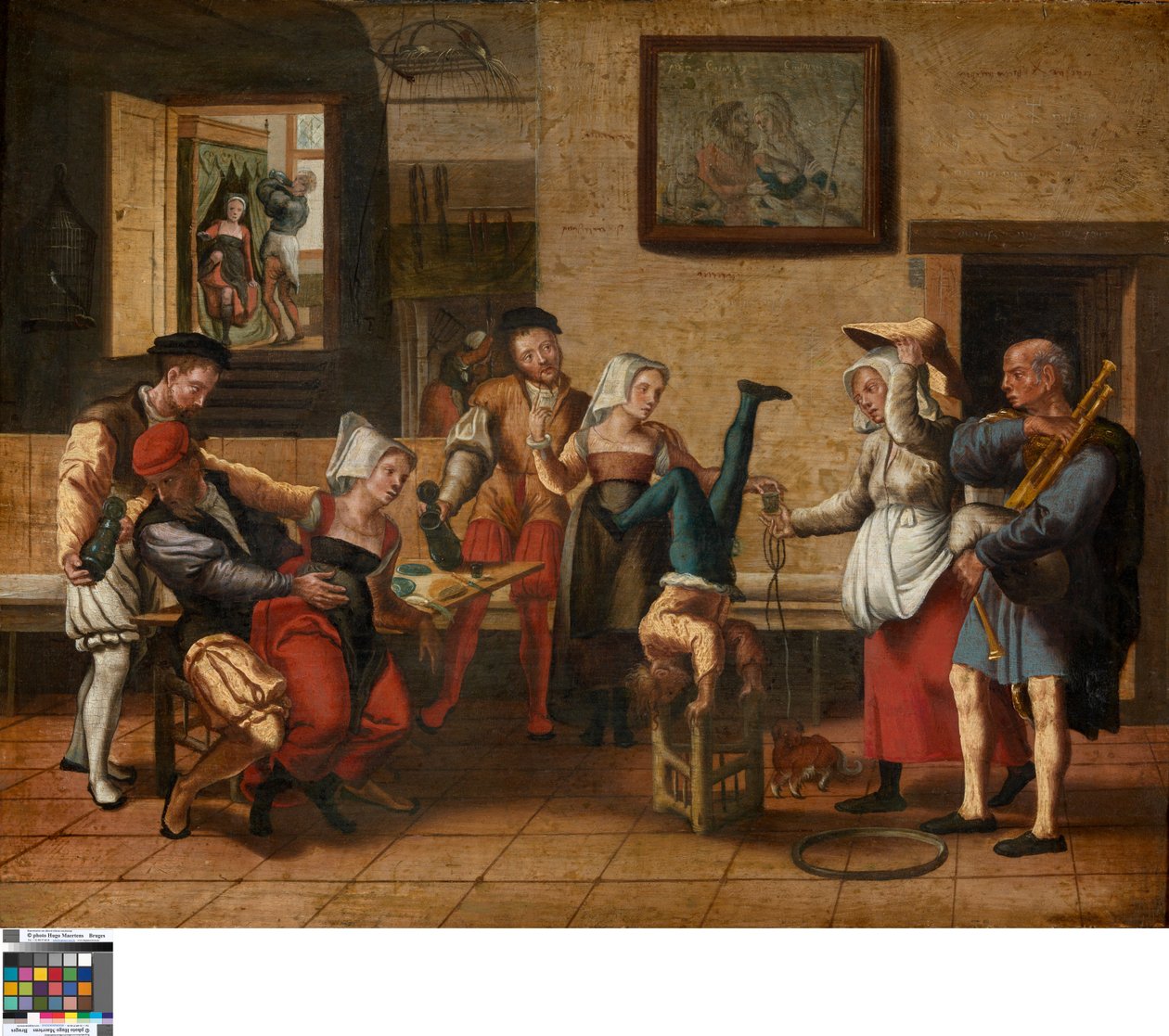 Kneipenszene von Jan van Amstel