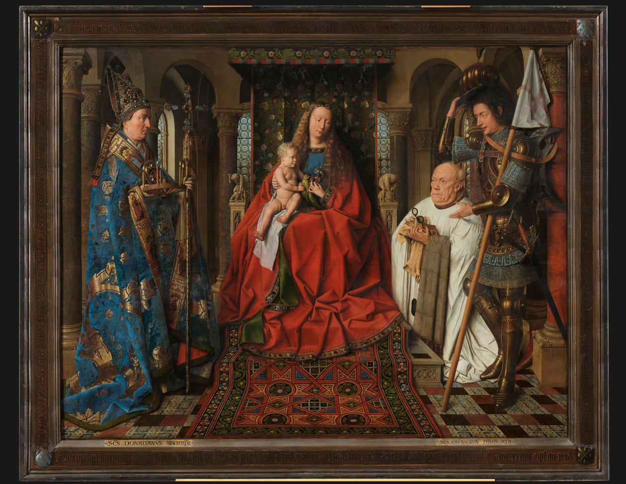 Madonna mit Kanonikus Joris van der Paele von Jan van Eyck