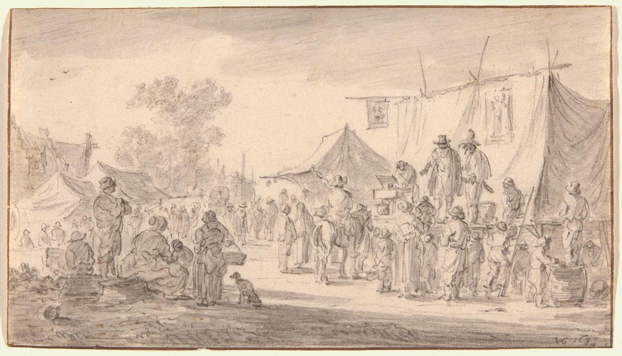 Jahrmarkt von Jan van Goyen
