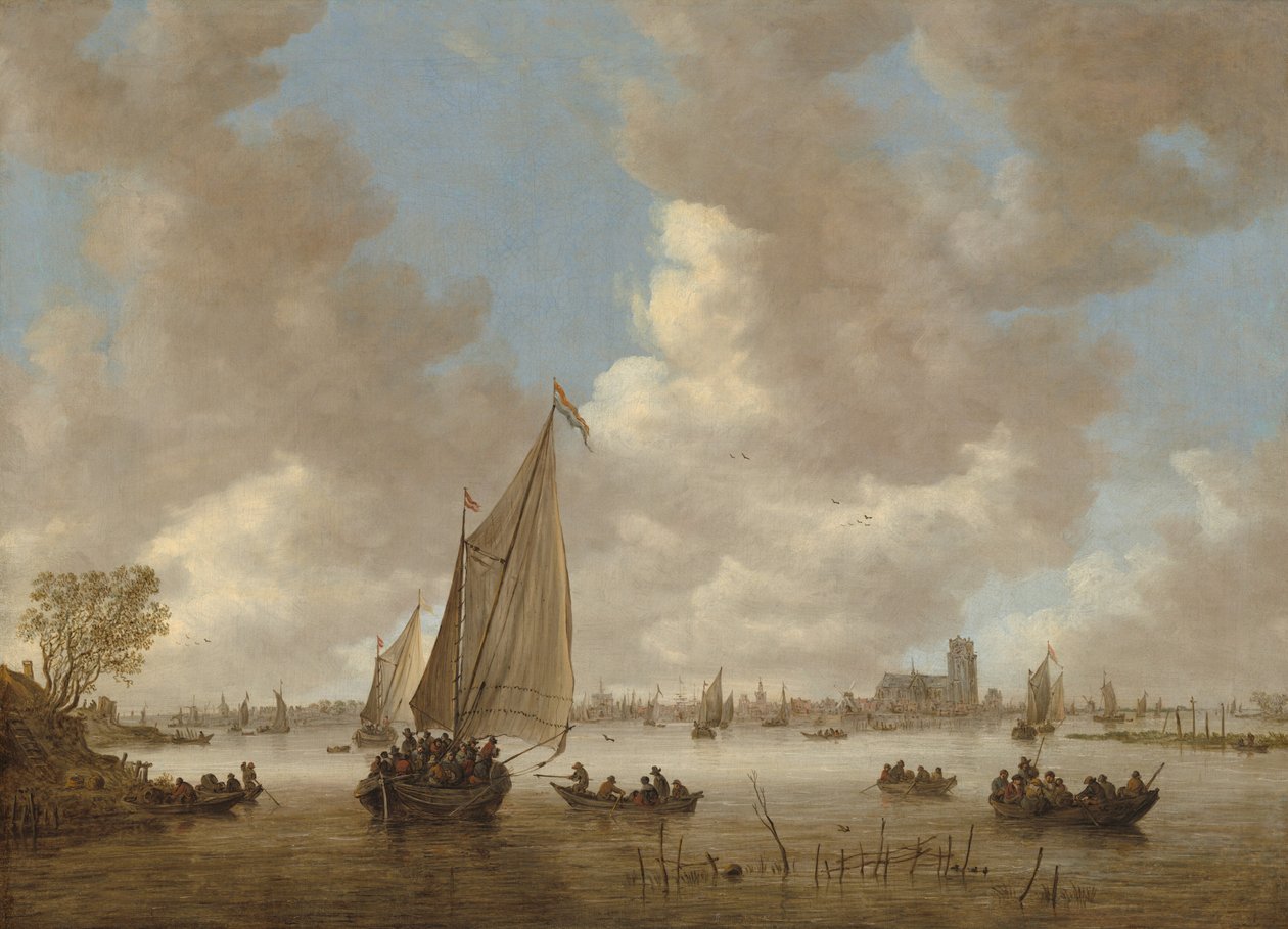 Ansicht von Dordrecht von Norden von Jan van Goyen