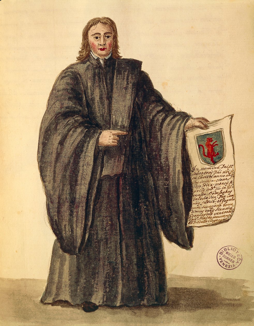Großkanzler der Stadt Chioggia, aus dem illustrierten Kostümbuch 