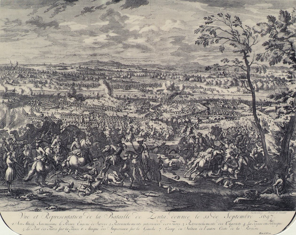Die Schlacht bei Zenta am 11. September 1697 von Jan van Huchtenburgh