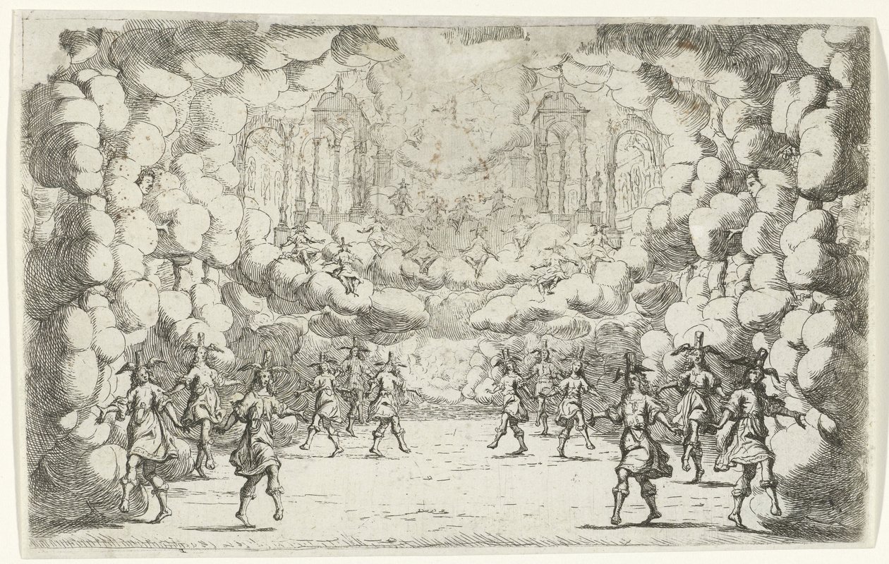 Der Wolkenpalast der Zeit (Entwürfe für Bühnenbilder) von Jan van Ossenbeeck
