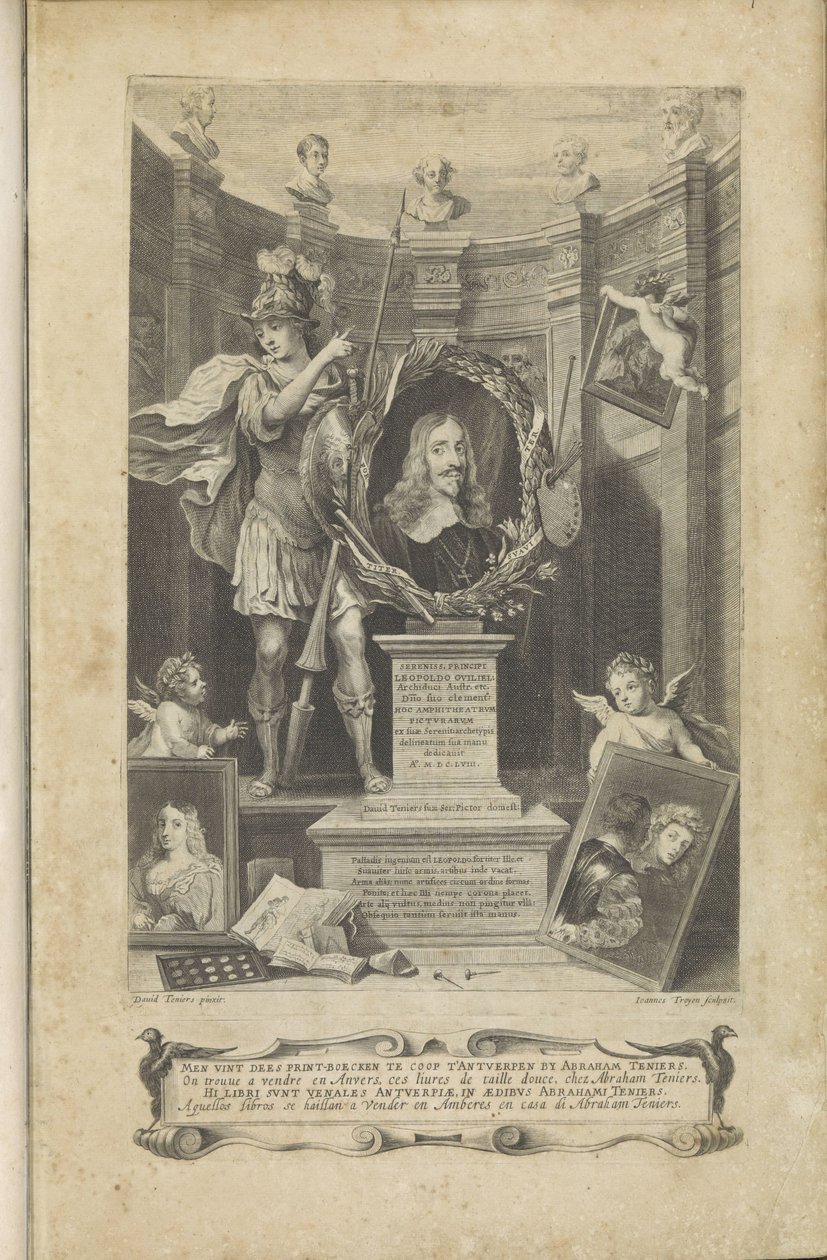 Allegorie auf Erzherzog Leopold Wilhelm von Österreich von Jan van Troyen