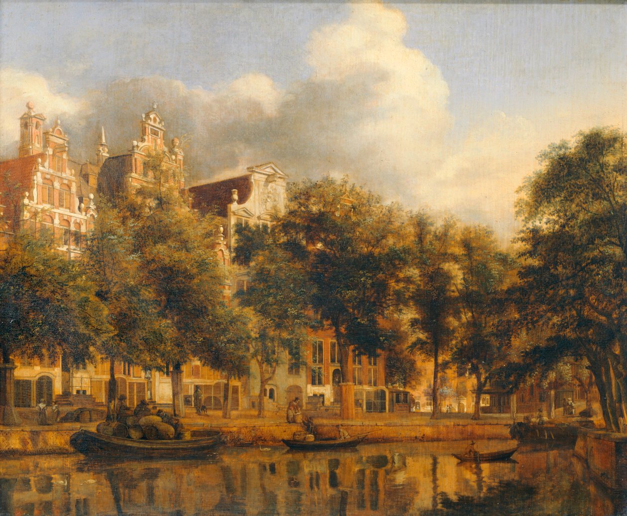 Der Herengracht in Amsterdam, um 1668/1674 von Jan van der (manner of) Heyden