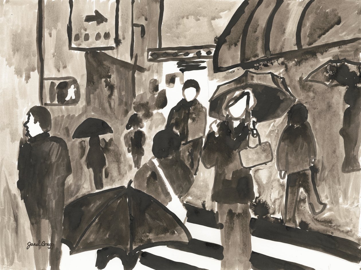 Manhattan Abstrakt II von Janel Bragg