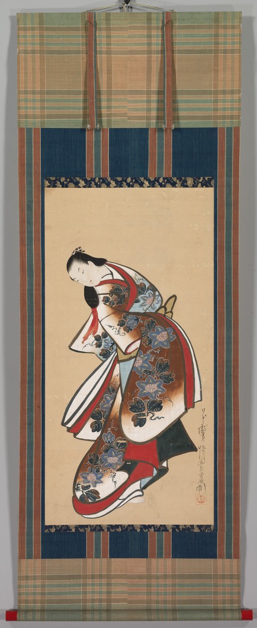 Kurtisane, frühes 18. Jahrhundert von Japanese School