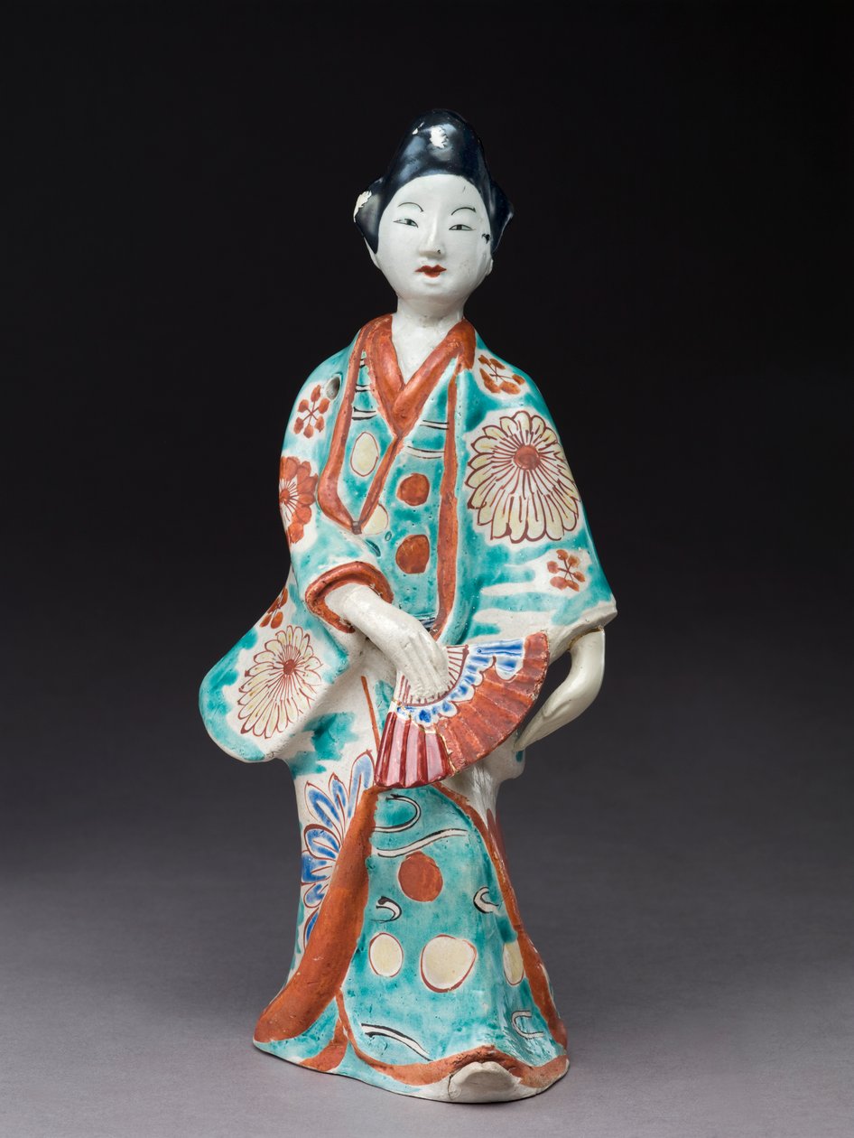 Figur einer tanzenden Frau, japanisch, wahrscheinlich 17. Jahrhundert von Japanese School
