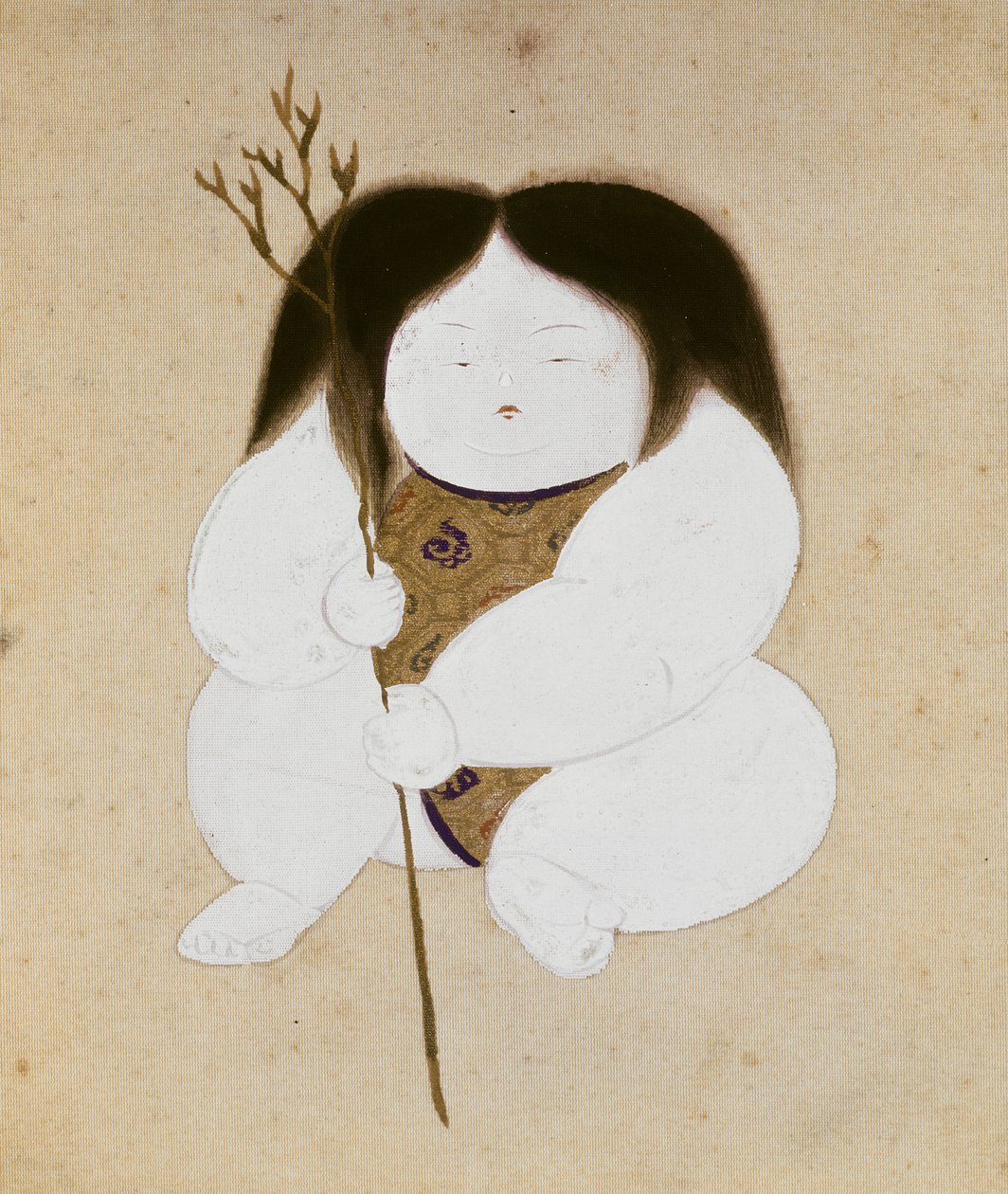 Gosho Ningyo (Hofdame: Mädchen), spätes 19. Jahrhundert von Japanese School