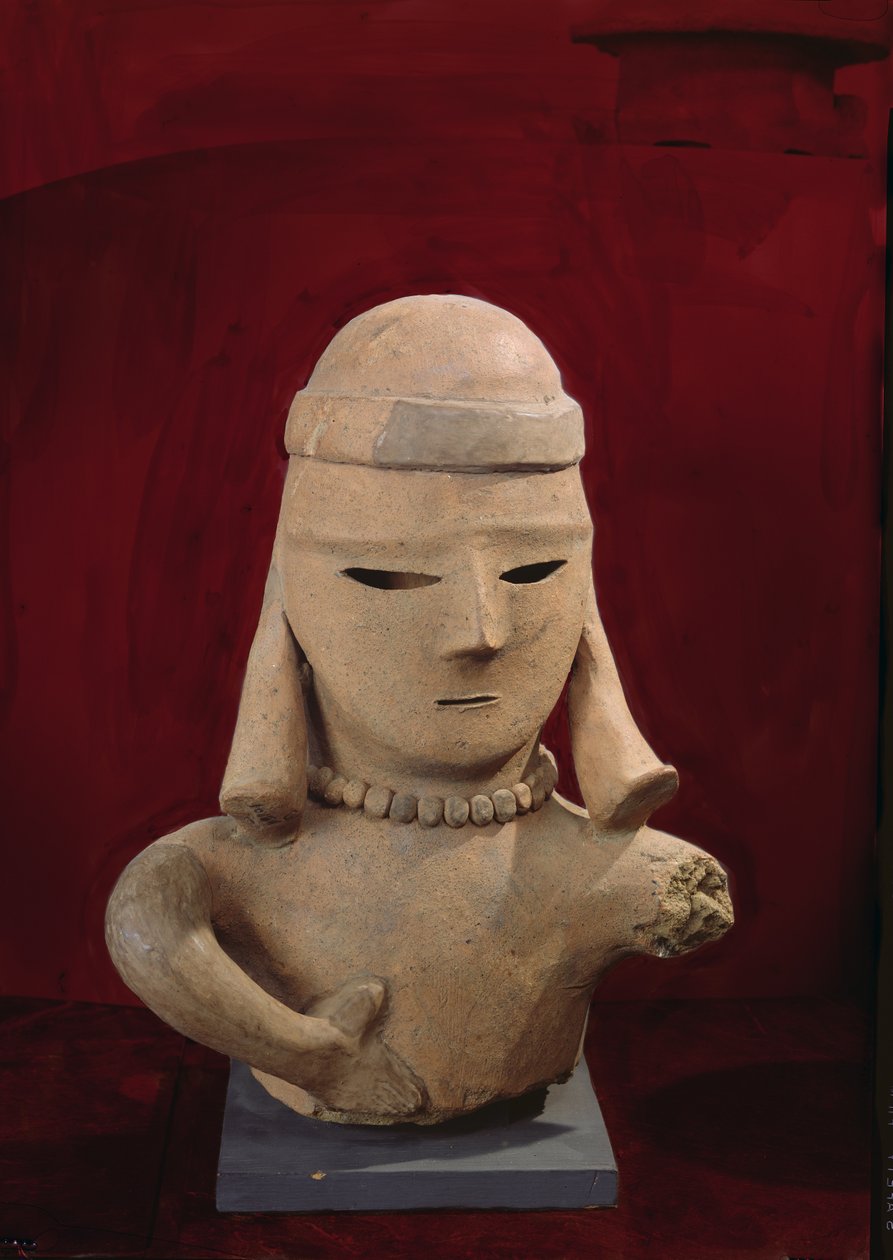 Haniwa-Figur, 250-550 (roter Ton) von Japanese School