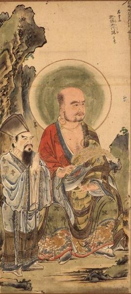 Juroku Rakan, buddhistischer Weiser, Tosa-Schule von Japanese School