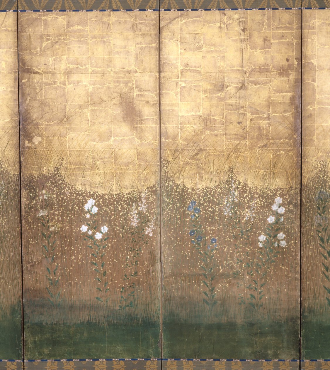 Mond in der Musashi-Ebene von Japanese School