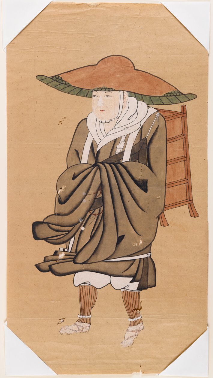 Der chinesische buddhistische Pilger Hsuan-Tsang von Japanese School