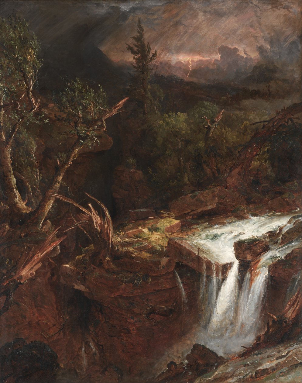 Die Nelke - Eine Sturmszene in den Catskill Mountains, 1851 von Jasper Francis Cropsey