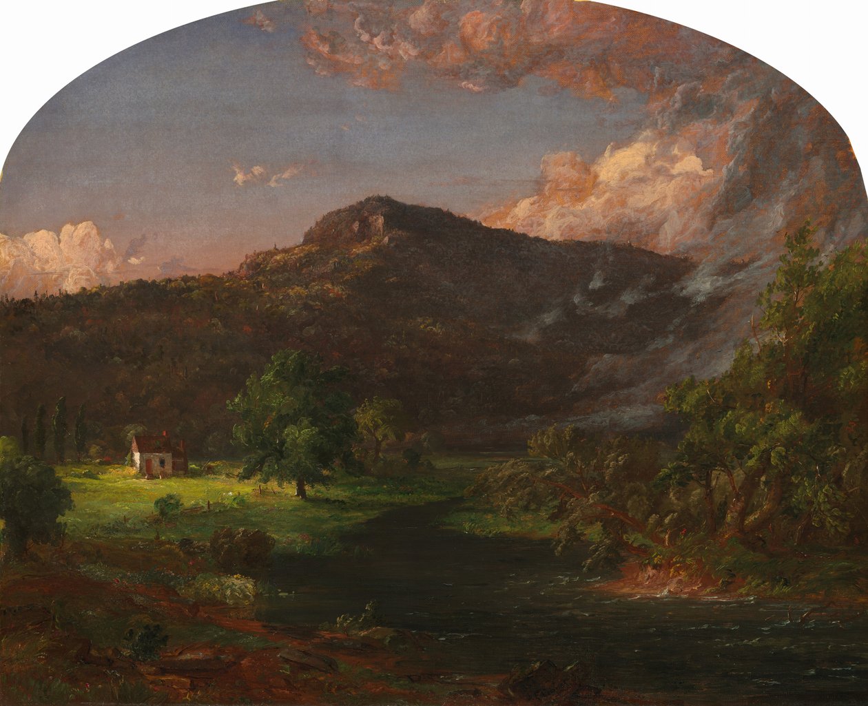 Tourn Mountain, Hauptquartier von Washington, Rockland Co., New York, 1851 von Jasper Francis Cropsey