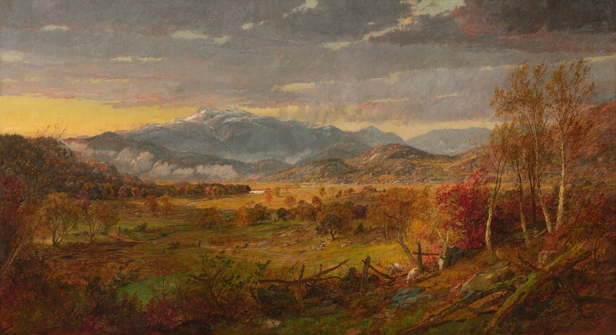 Blick auf den Mt. Washington von Jasper Francis Cropsey