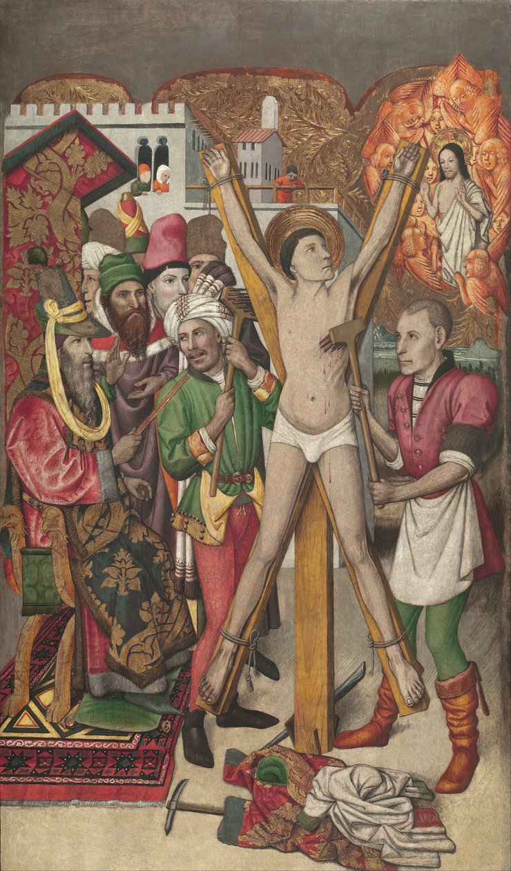 Der heilige Vinzenz auf der Folter von Jaume Huguet