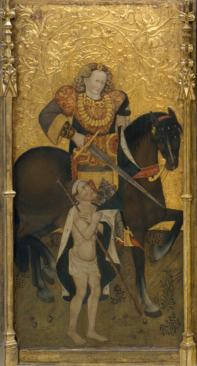 Heiliger Martin teilt seinen Mantel von Jaume Ferrer