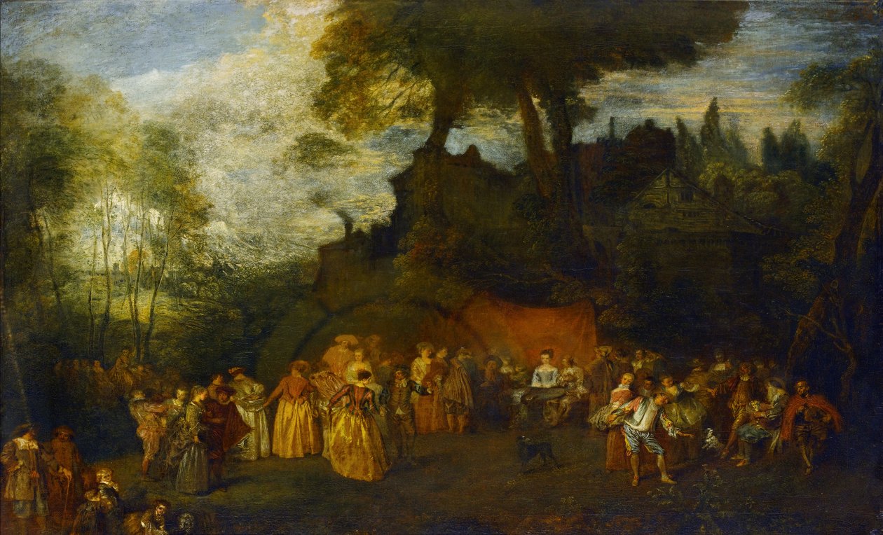 Die Hochzeit, ca. 1712-16 von Jean Antoine Watteau