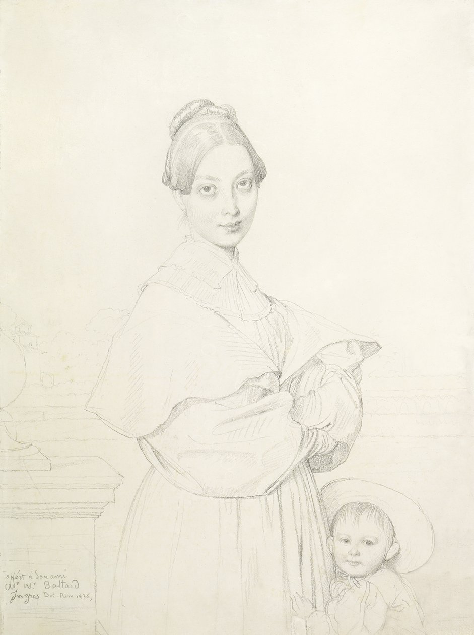 Madame Baltard und ihre Tochter Paule, 1836 von Jean Auguste Dominique Ingres