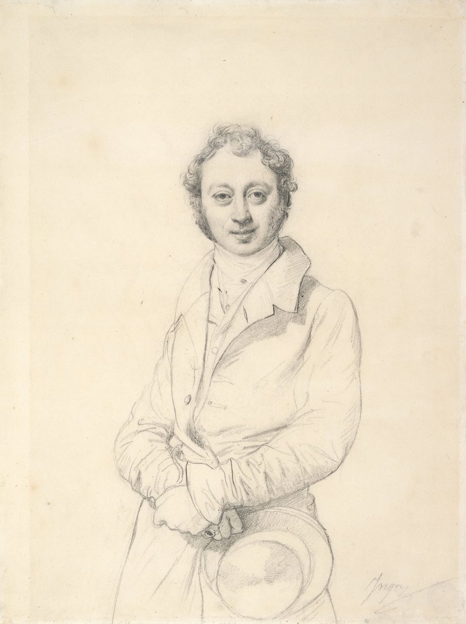 Der Archäologe Désiré-Raoul Rochette, ca. 1830 von Jean Auguste Dominique Ingres