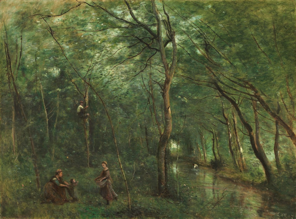 Languille-Sammler von Jean Baptiste Camille Corot