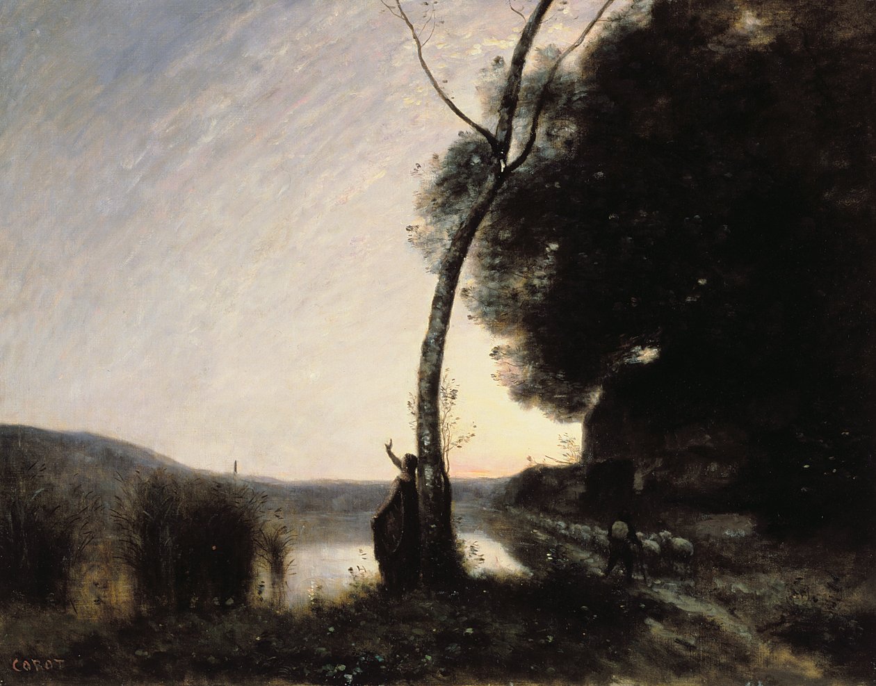 Der Abendstern, 1864 von Jean Baptiste Camille Corot