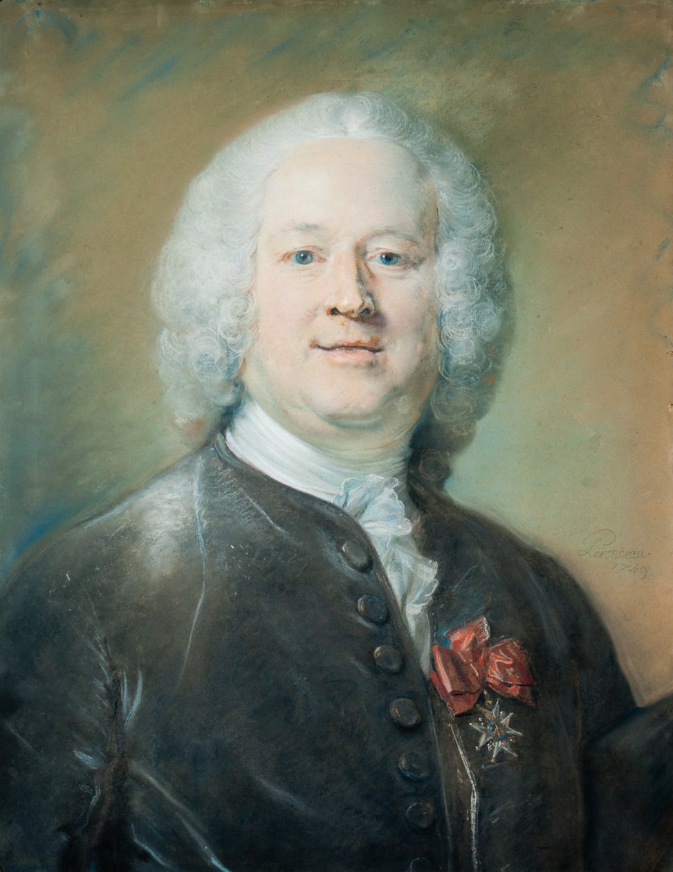 Porträt von John Towneley, 1749 (Pastell auf Papier) von Jean Baptiste Perronneau
