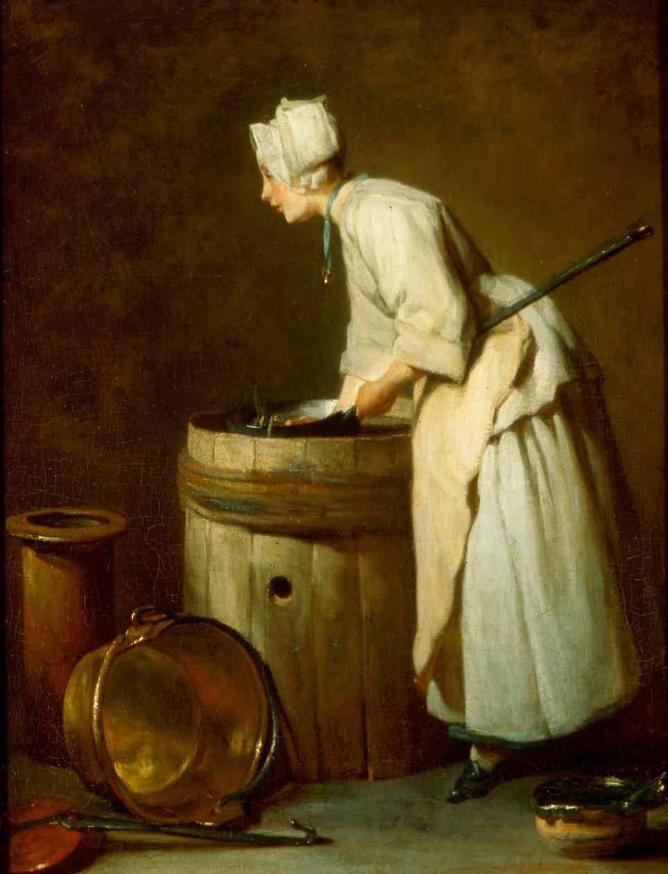Die Küchenmagd von Jean Baptiste Simeon Chardin
