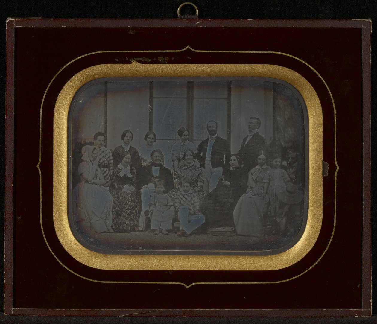 (Familienporträt von vierzehn Mitgliedern der Familie Eynard-Lullin) von Jean Gabriel Eynard