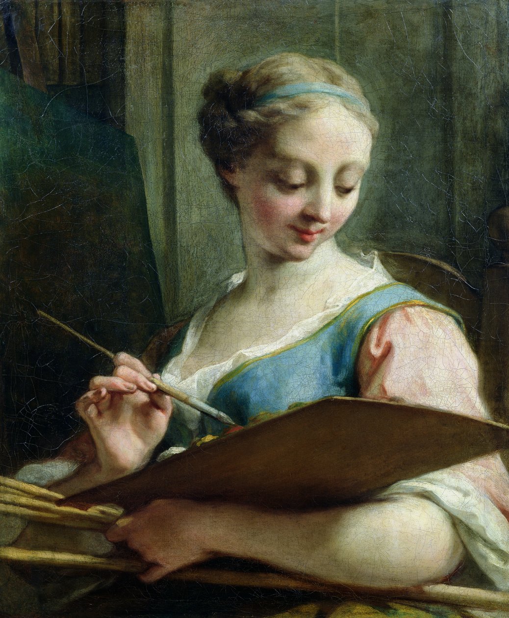 Allegorie der Malerei von Jean Bernard Restout