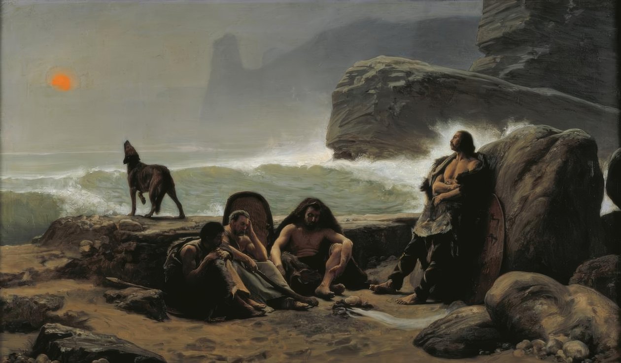 Die gallischen Küstenwächter von Jean Jules Antoine Lecomte du Nouy